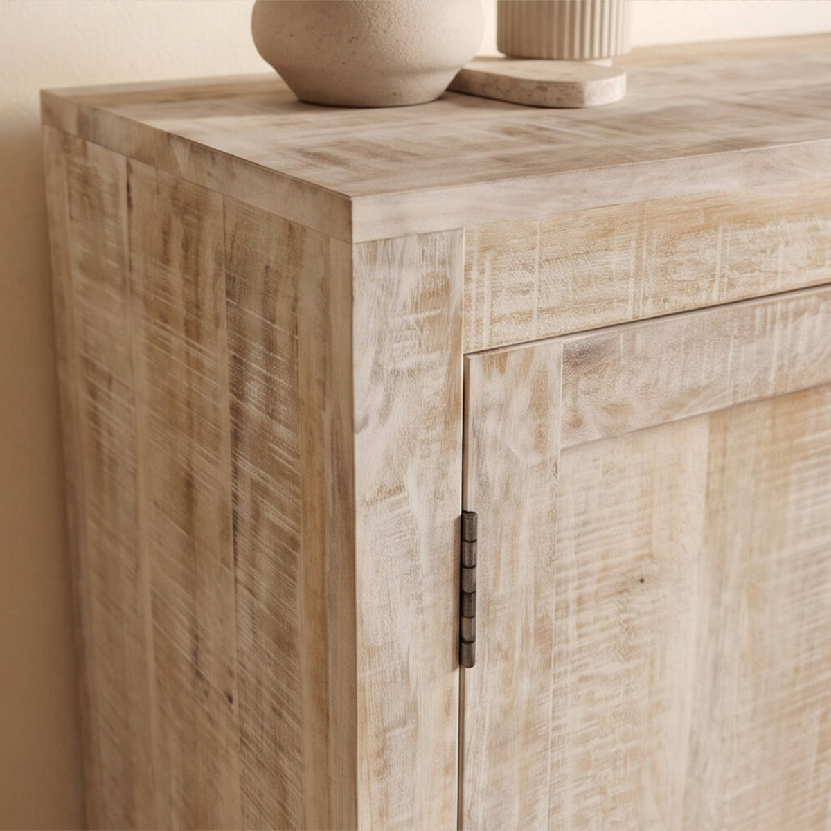 Mueble de TV Goa 2 Puertas / 2 cajones 120x40x60cm | Madera de Mango | KUBU #