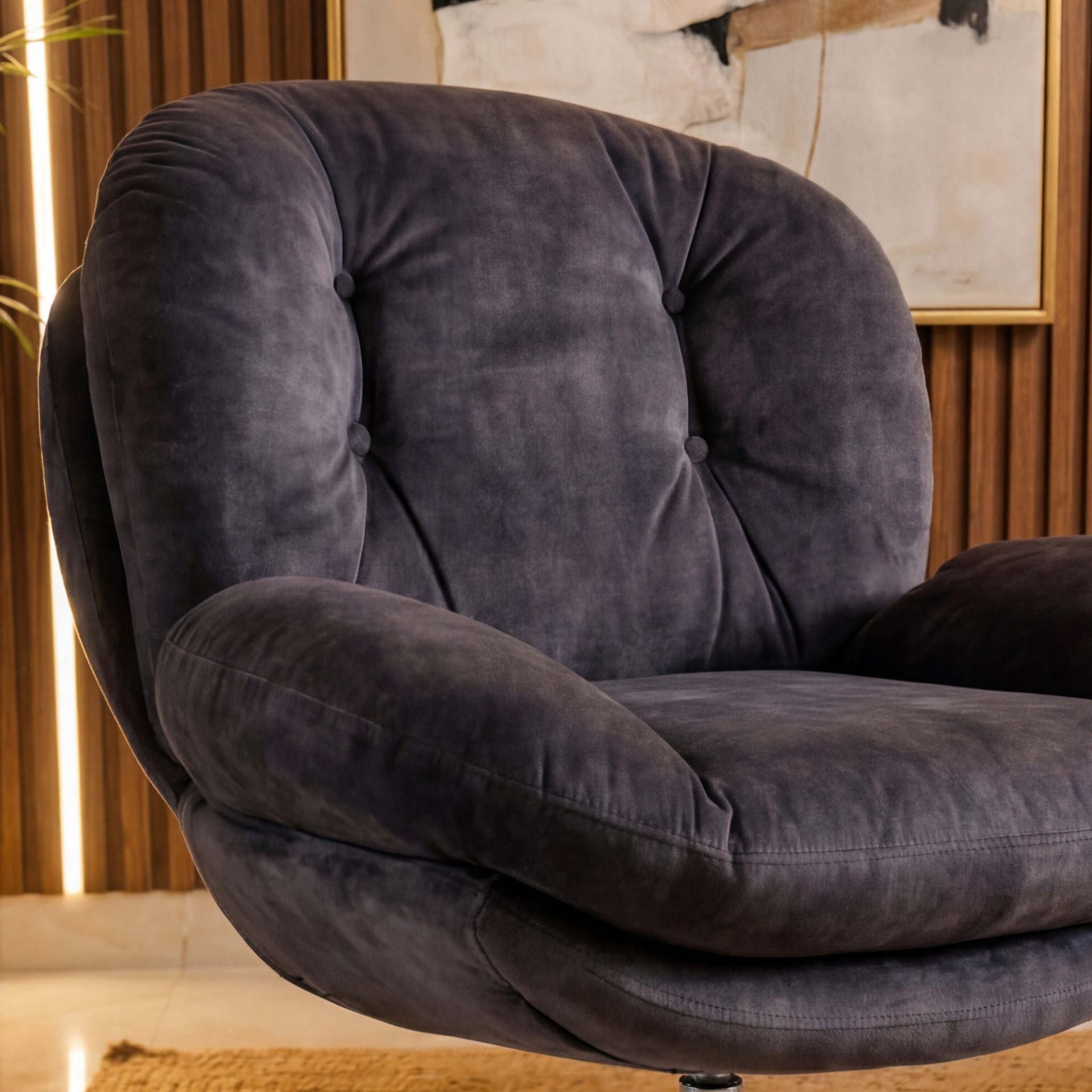 Sillón Hampton Antracita | Diseño y Confort Premium | Kubu #