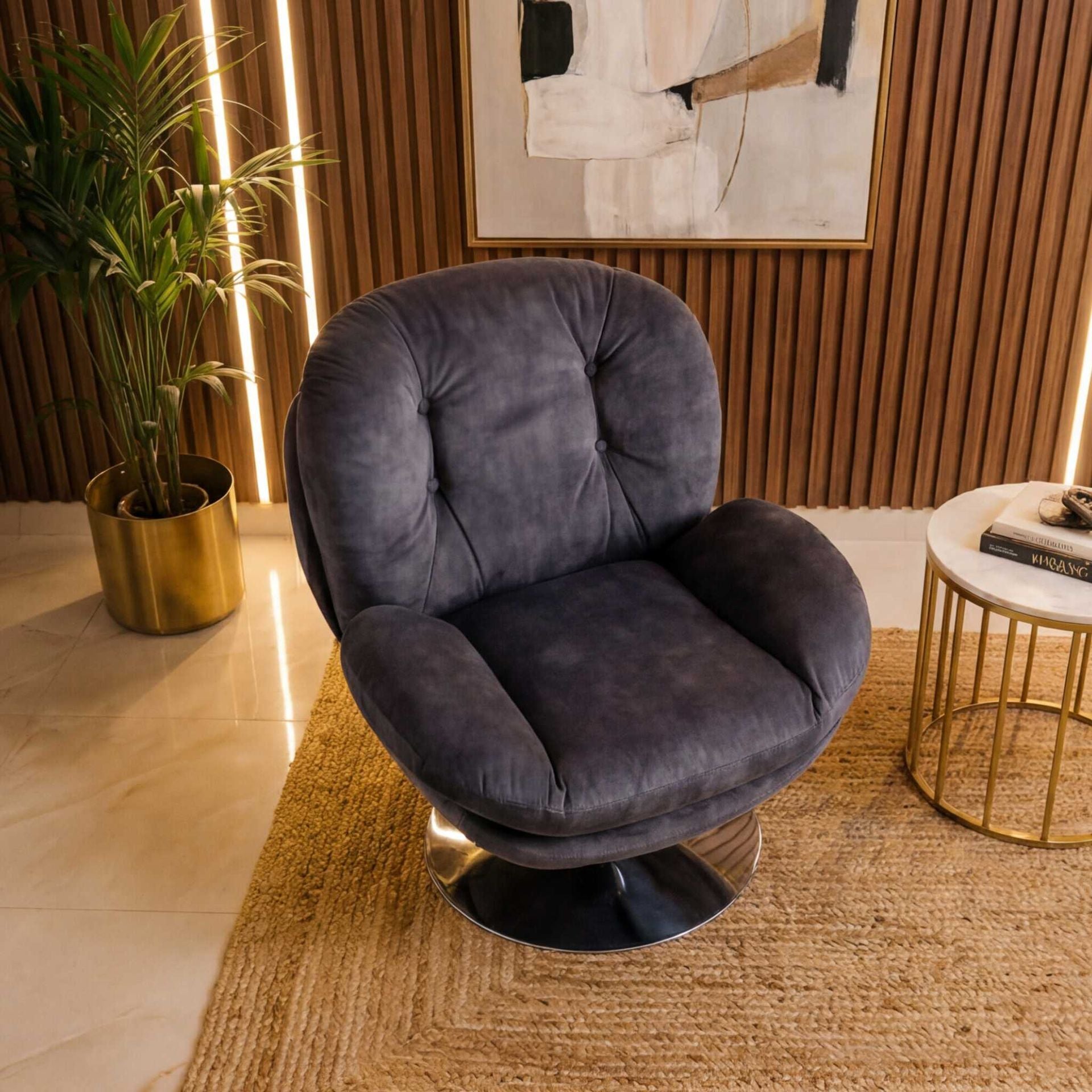 Sillón Hampton | Color Antracita | KUBU #