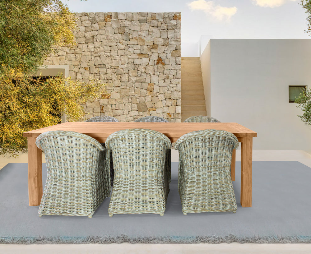 Sillón con brazos Hermon kubu natural | Kubu #