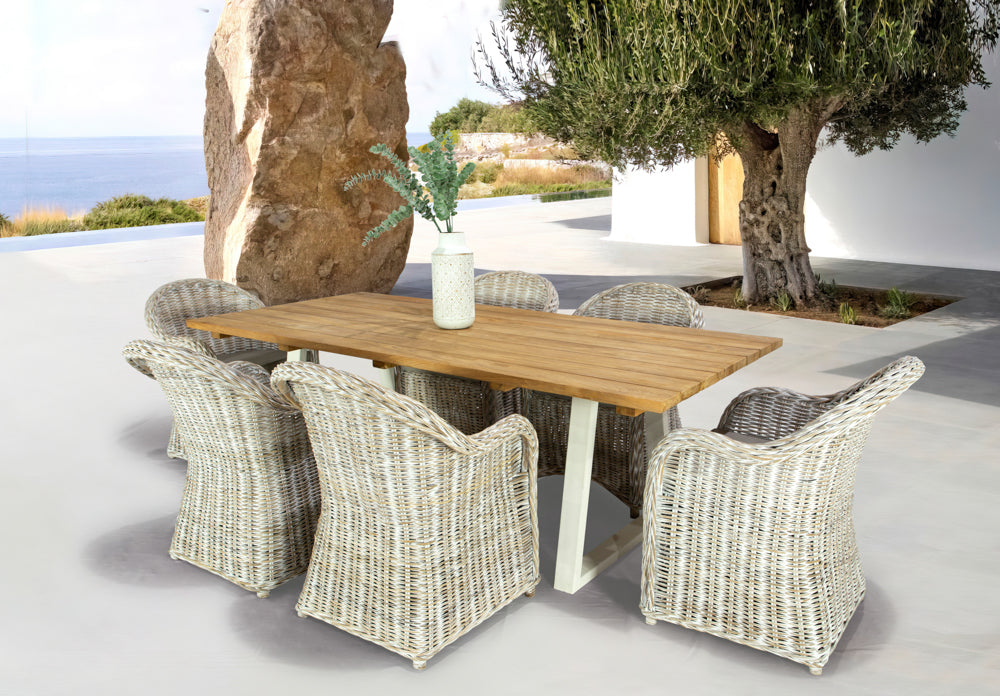 Sillón con brazos Hermon kubu natural | Kubu #