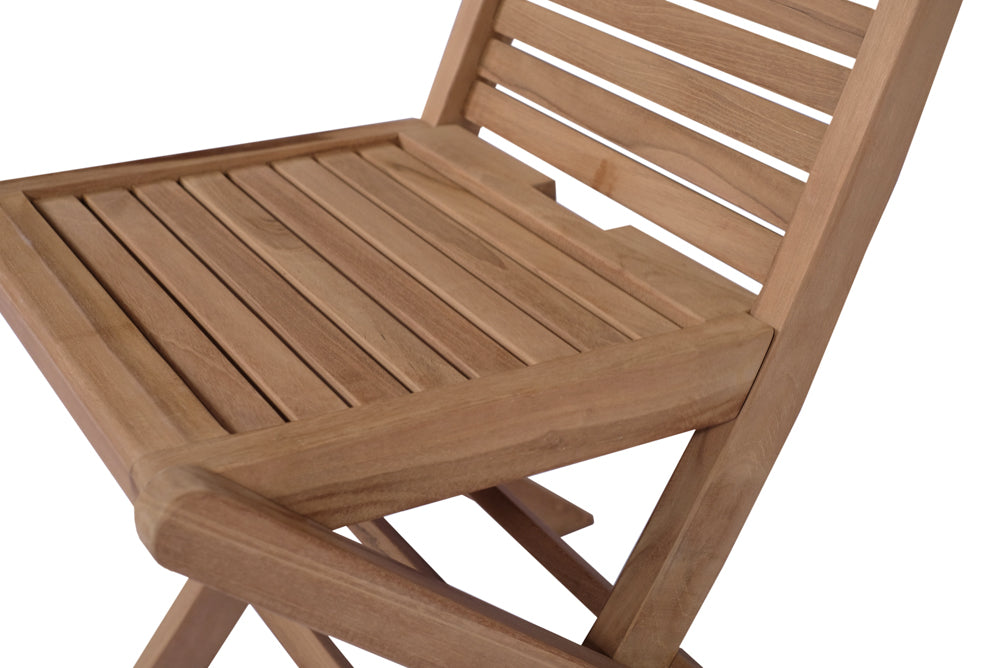 Silla Plegable Mati | Madera de Teca Sostenible Premium | Kubu #