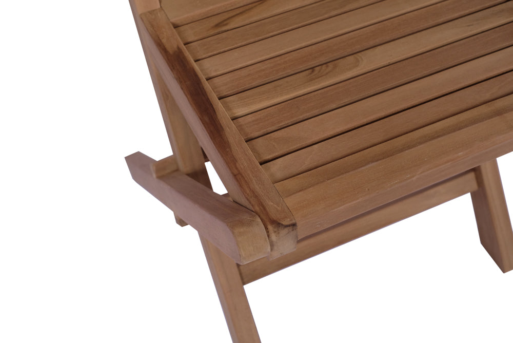 Silla Plegable Mati | Madera de Teca Sostenible Premium | Kubu #