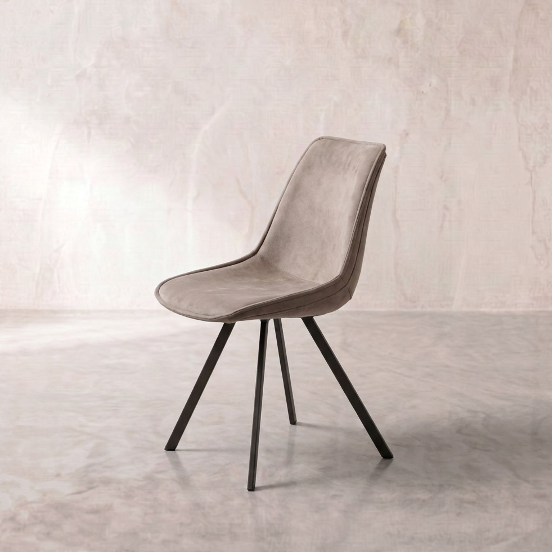 Silla de Comedor Monroe Gris Loft | Estilo Nórdico y Minimalista | KUBU #