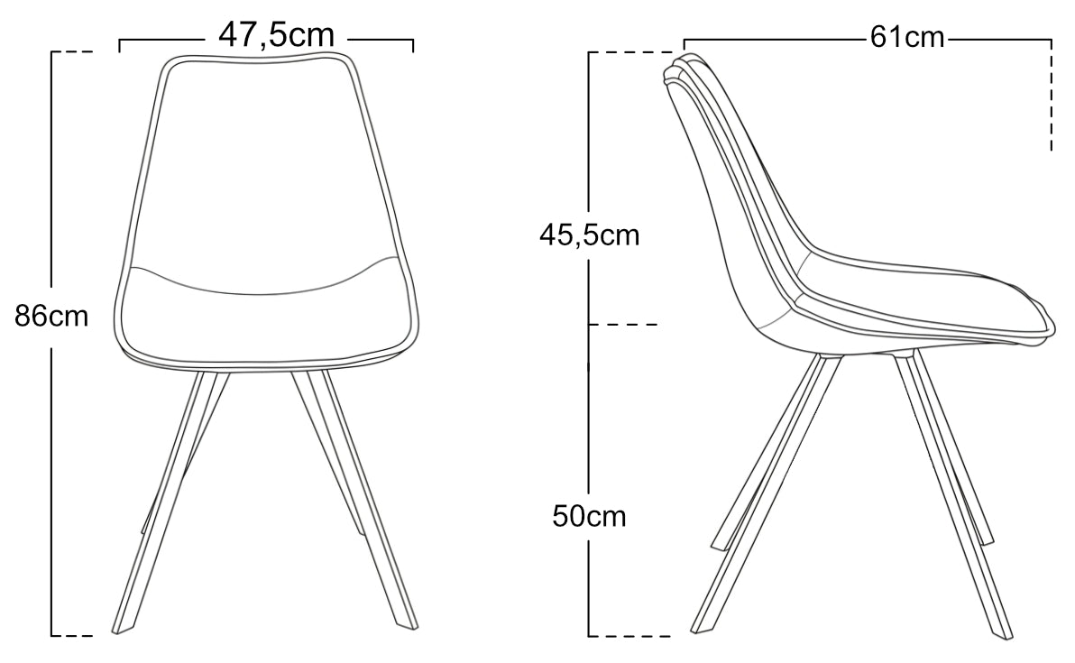 Silla de Comedor Monroe Petrol | Diseño Sofisticado y Carácter | KUBU #