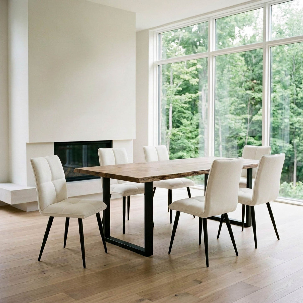 Silla de Comedor Nelson White | Diseño y Confort | KUBU #