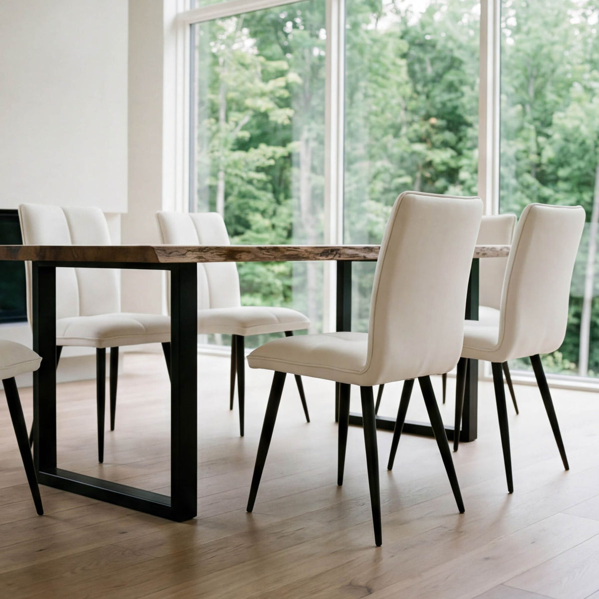 Silla de Comedor Nelson White | Diseño y Confort | KUBU #