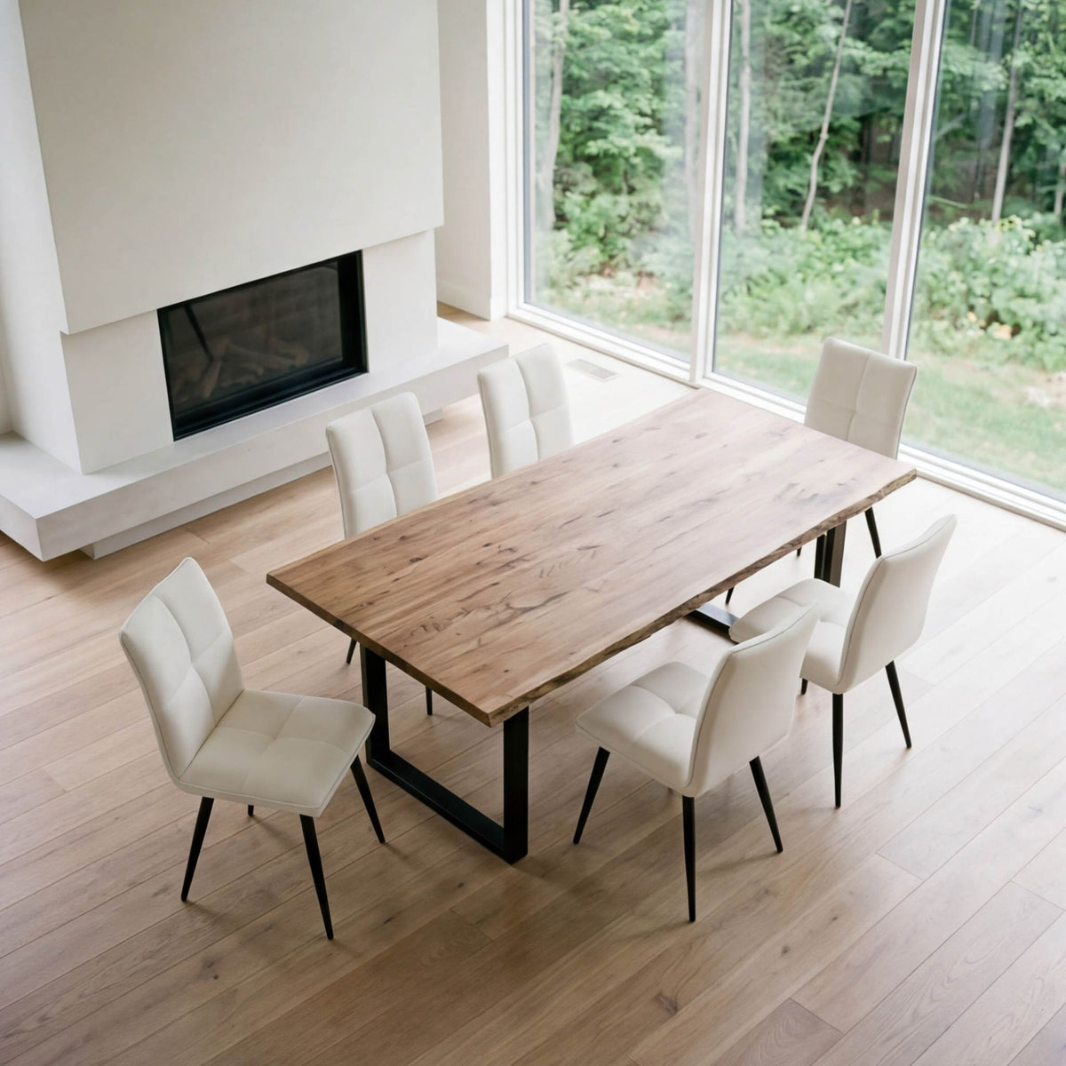 Silla de Comedor Nelson White | Diseño y Confort | KUBU #