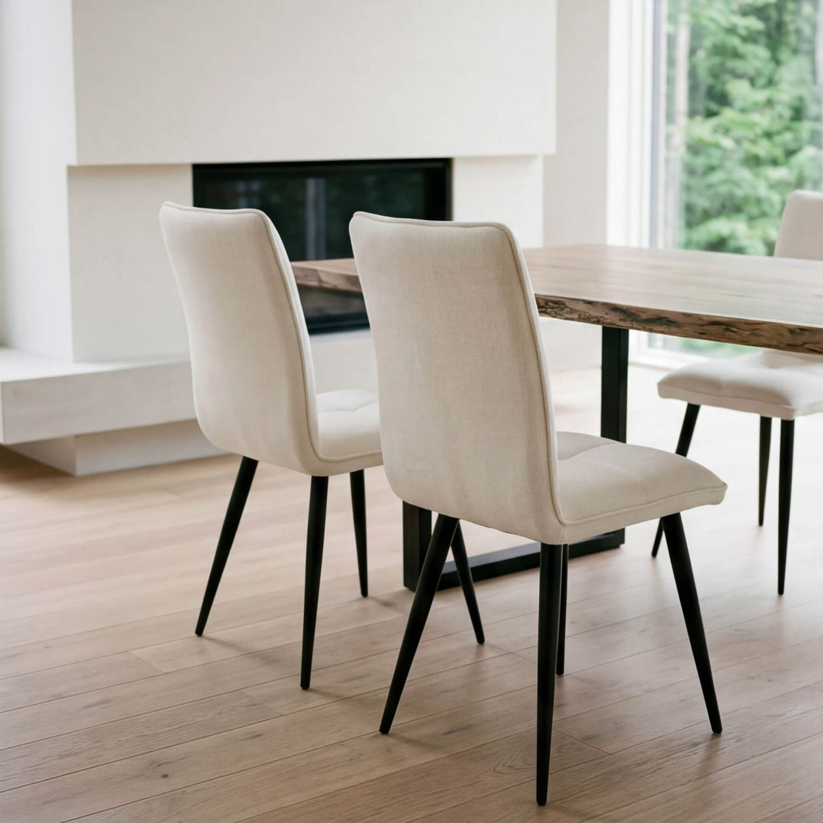 Silla de Comedor Nelson White | Diseño y Confort | KUBU #