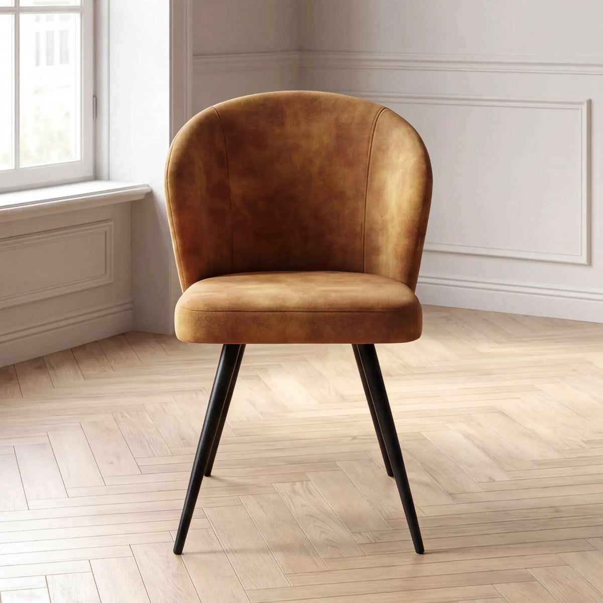 Silla de comedor Langford Gold | Confort y estilo | KUBU #