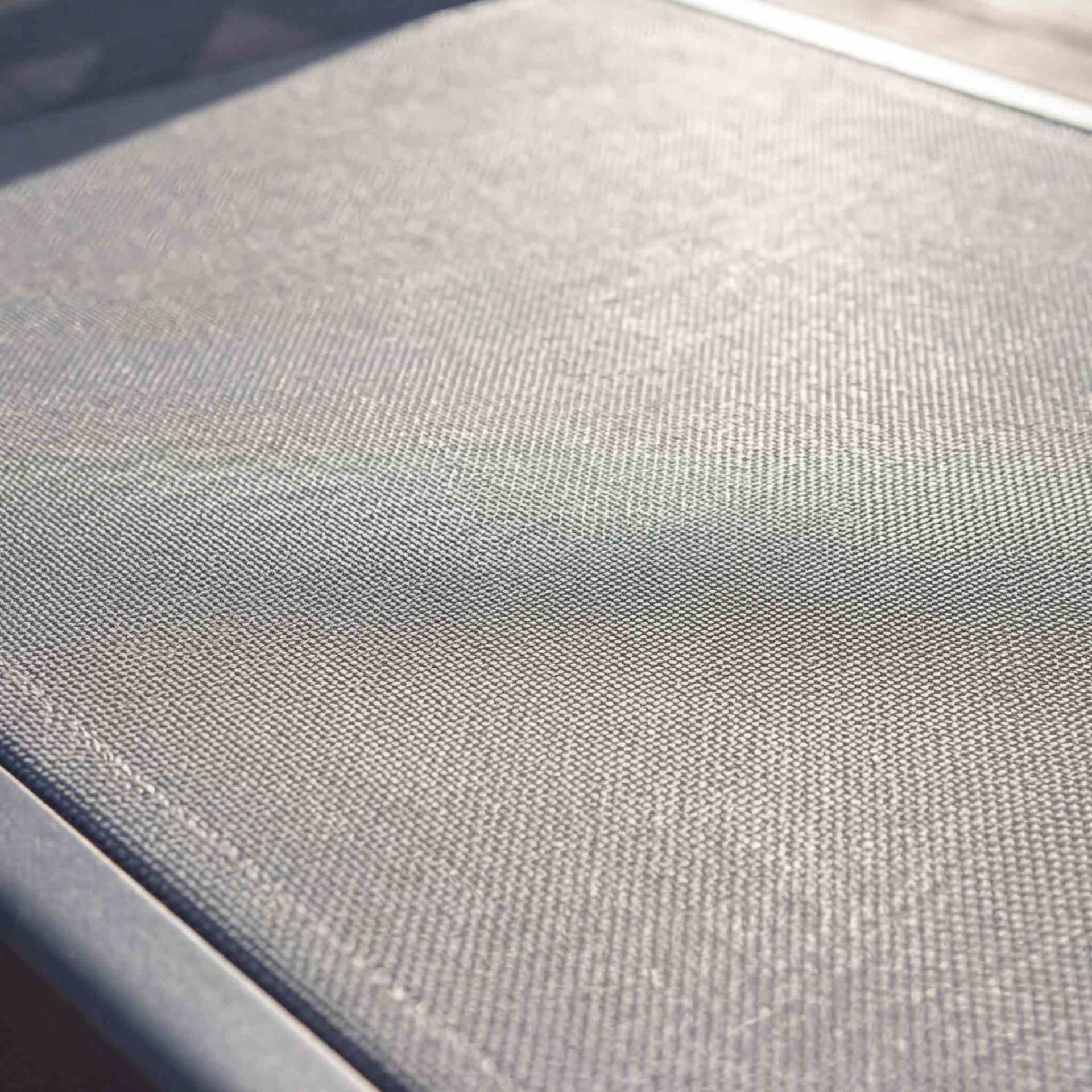 Tumbona Alameda aluminio antracita y textilene antracita | Kubu #