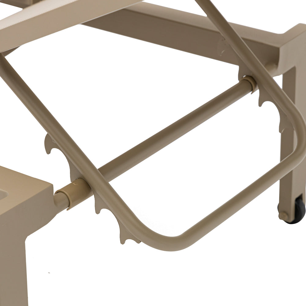 Tumbona Bangor aluminio y textilene taupe | Kubu #