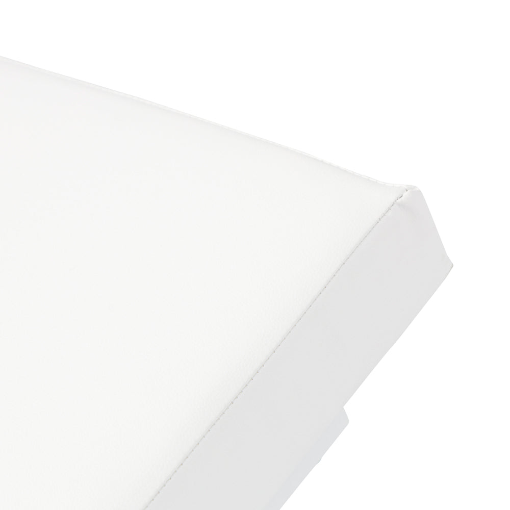 Tumbona Niland aluminio y tejido náutico blanco | Kubu #