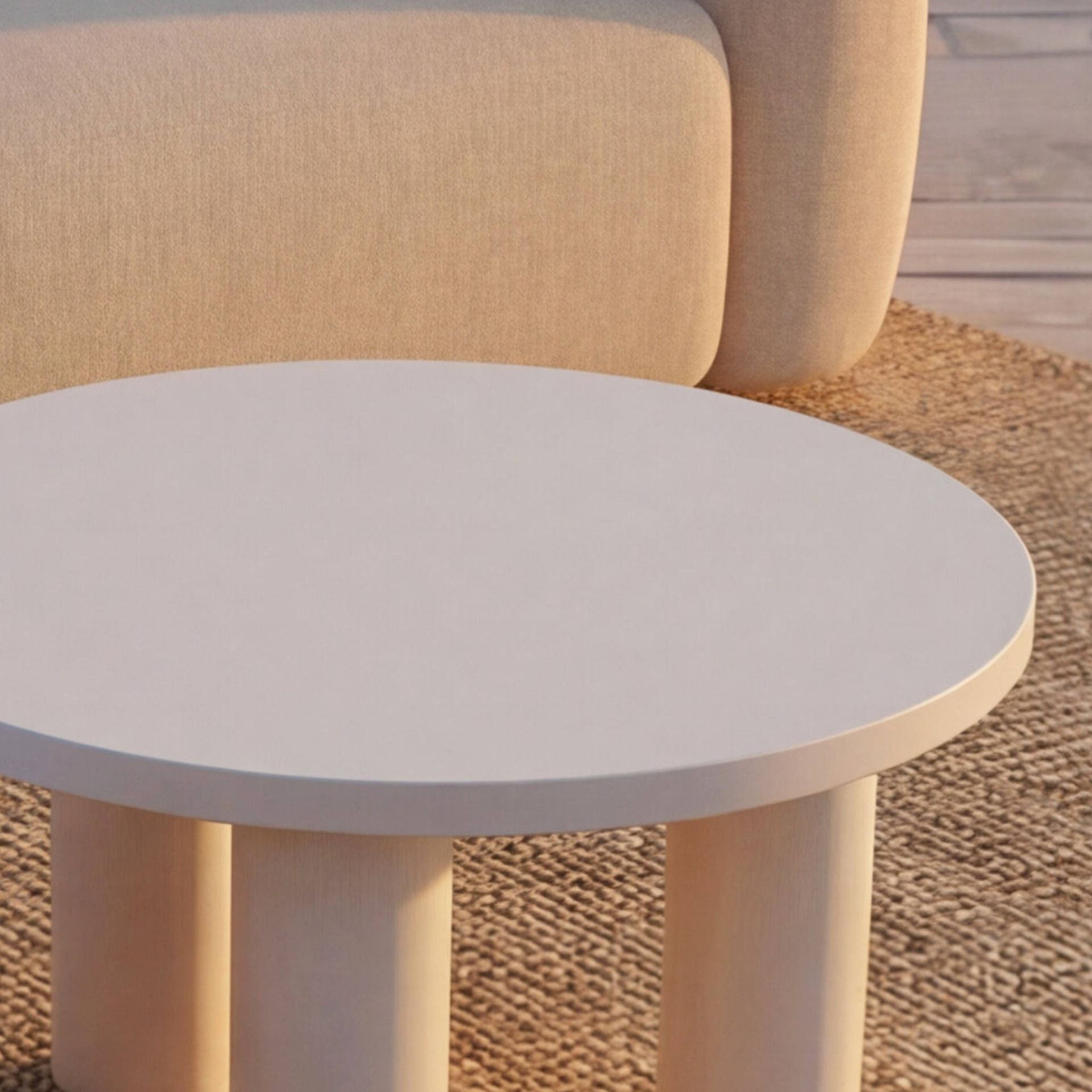 Mesa auxiliar Riverside Ø 71x40cm | kubu #
