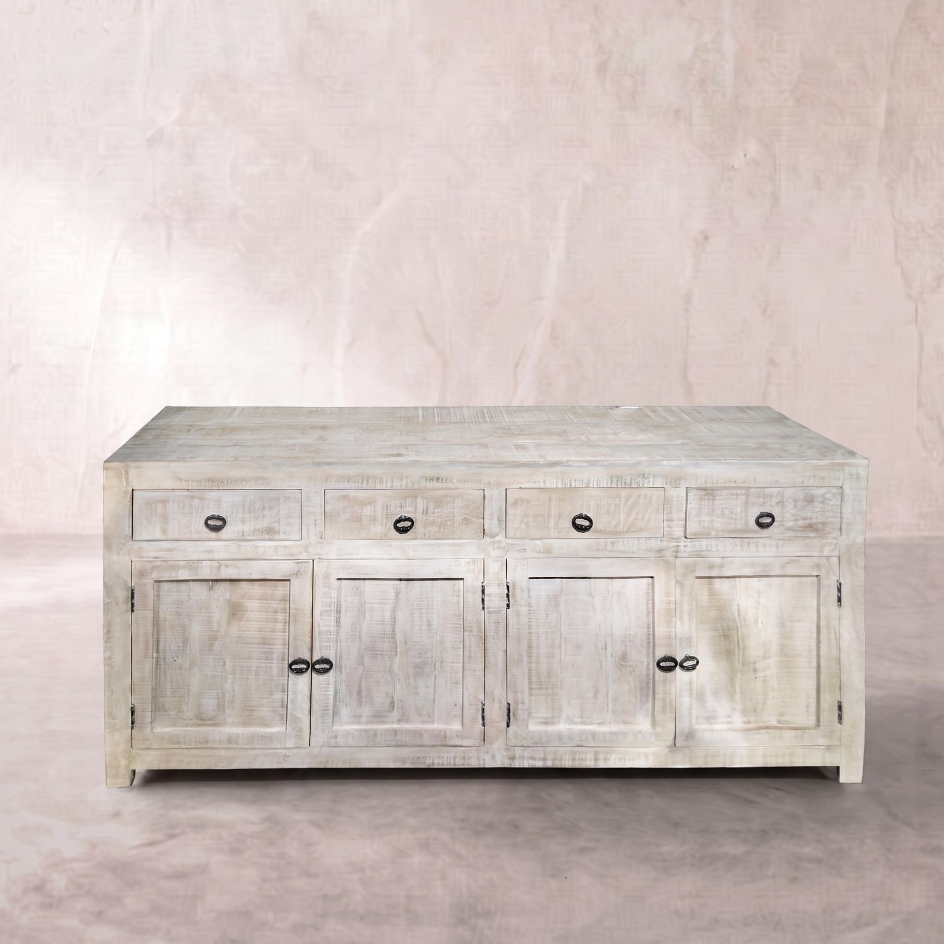 Aparador Goa 4 puertas - 4 cajones 175x40x90cm | Madera de Mango