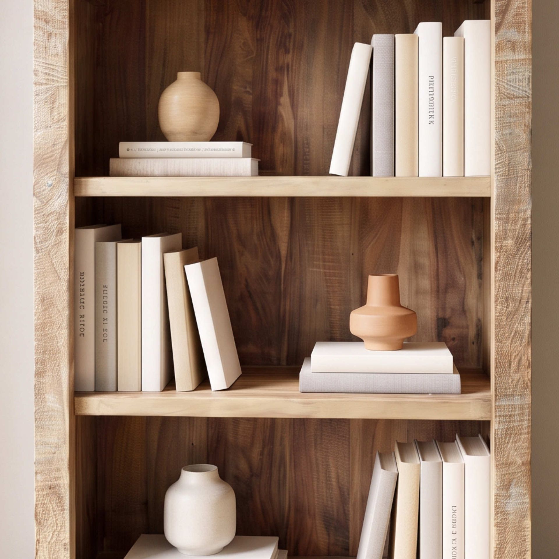 Estantería librería Alhmirah 90x40x180cm | Madera de Mango
