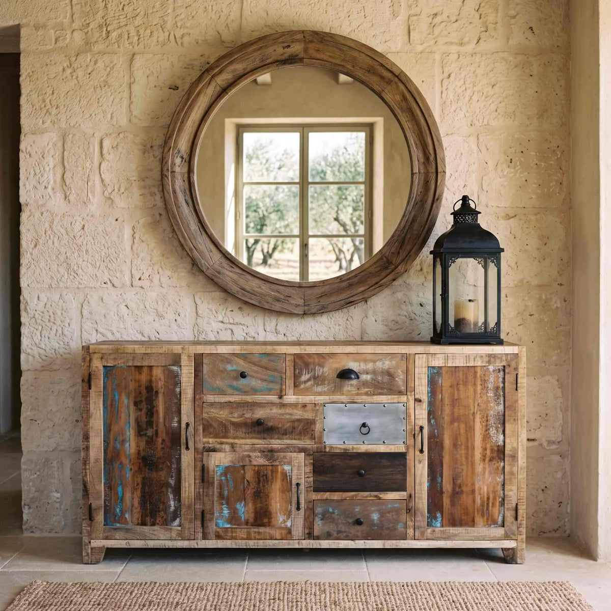 Aparador Korba 175x40x85cm | Madera de Mango