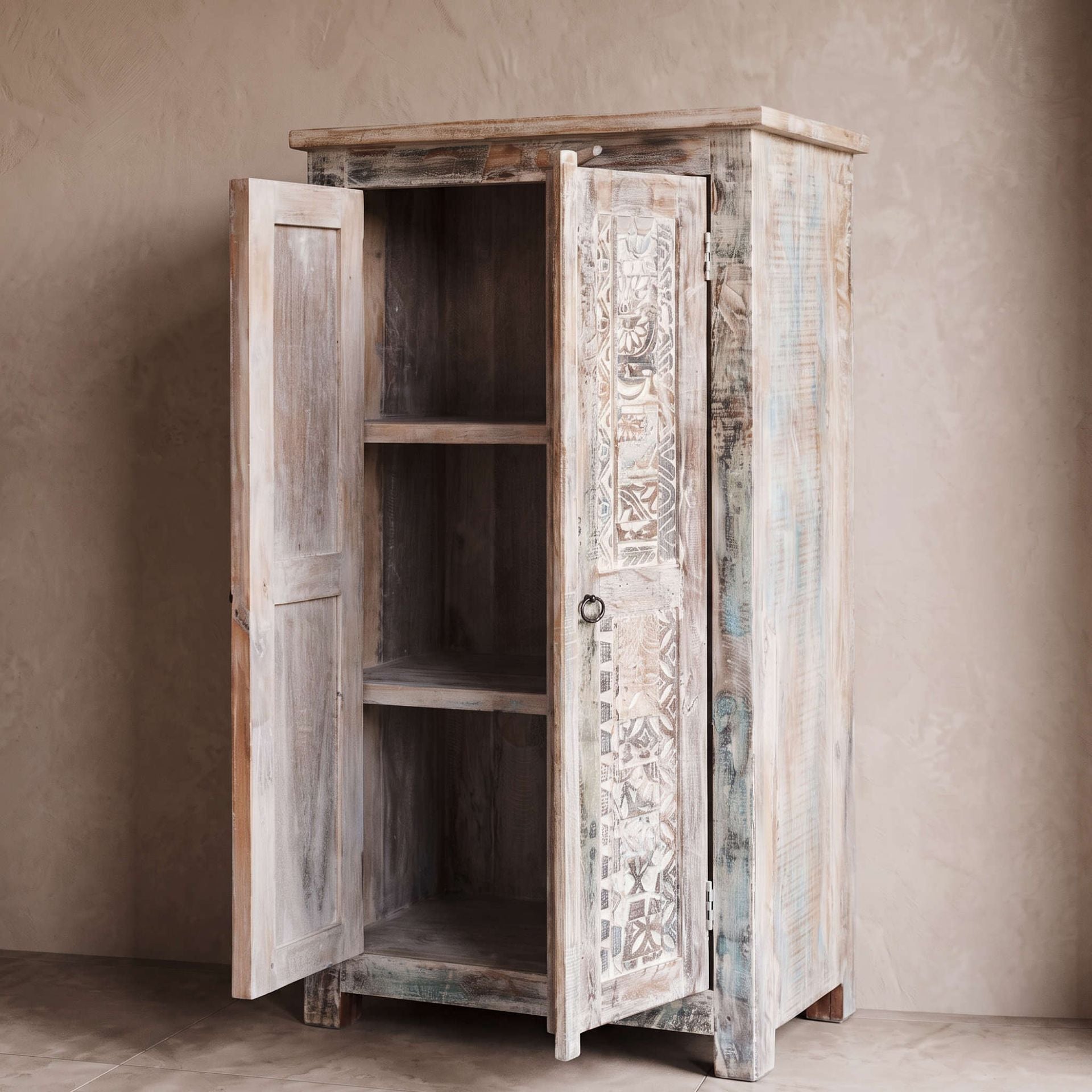 Armario Alhmirah 72x40x135cm | Madera de Mango