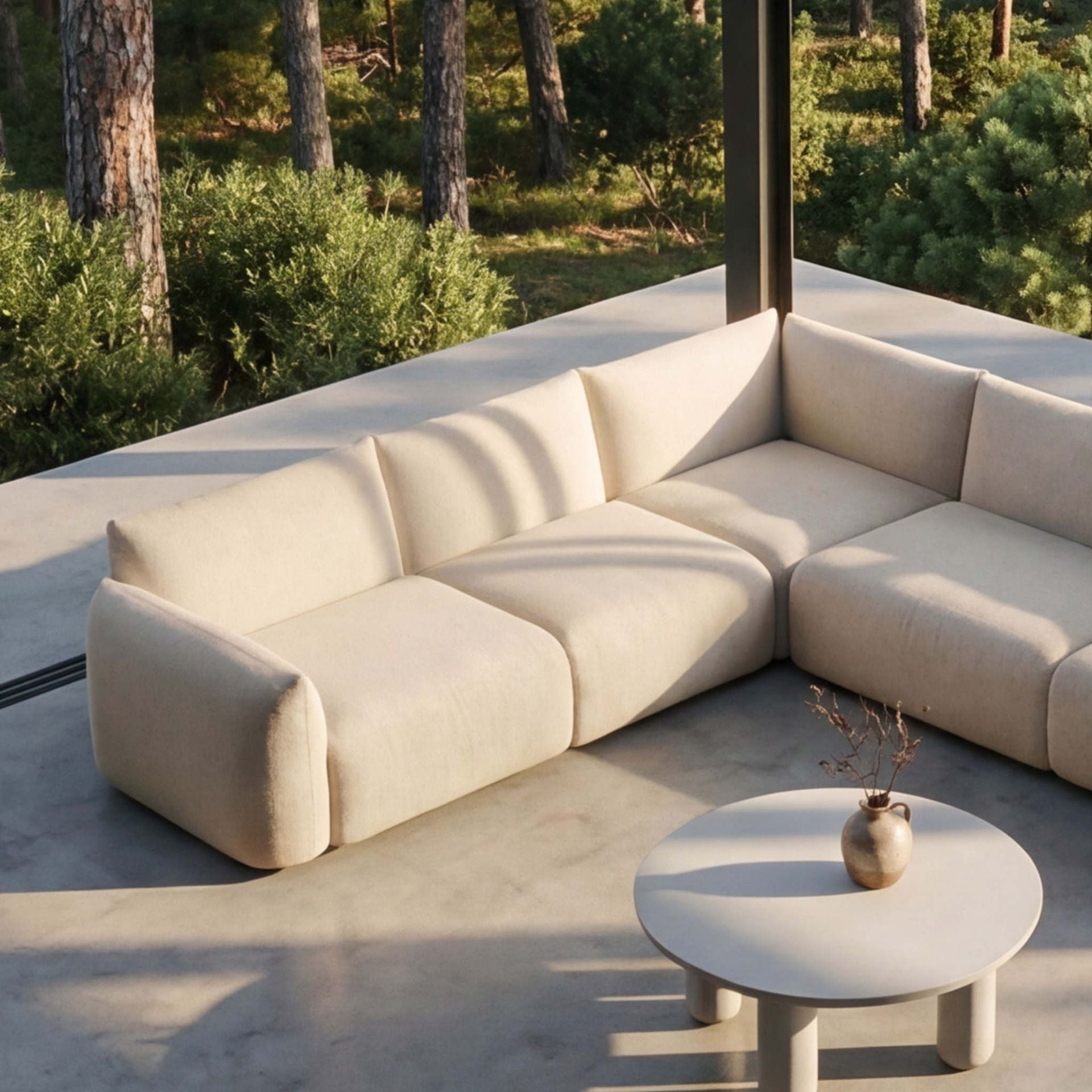 Módulo esquina Riverside beige | kubu #