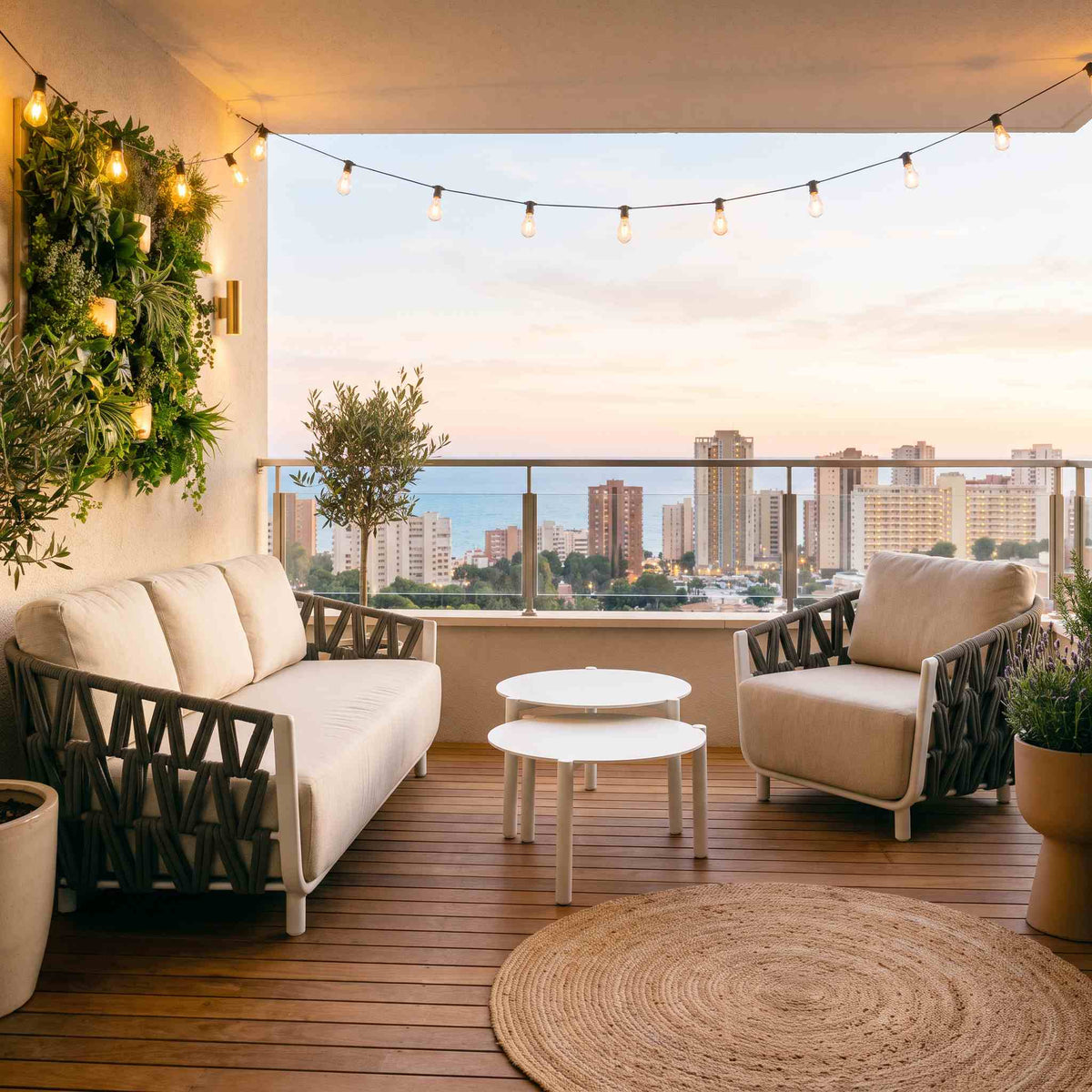 Cómo diseñar una terraza pequeña sin renunciar al confort