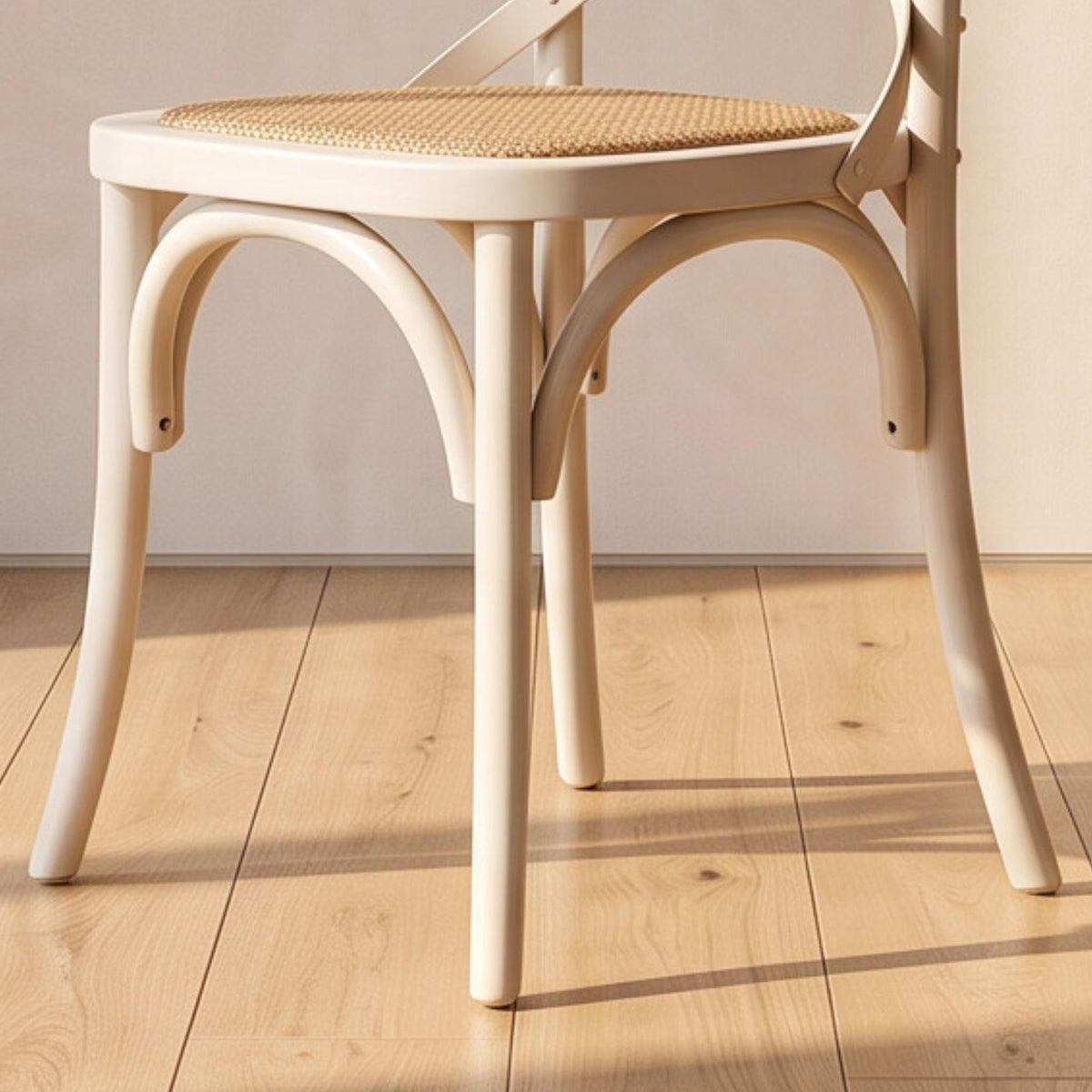 Silla de comedor Cross Back White