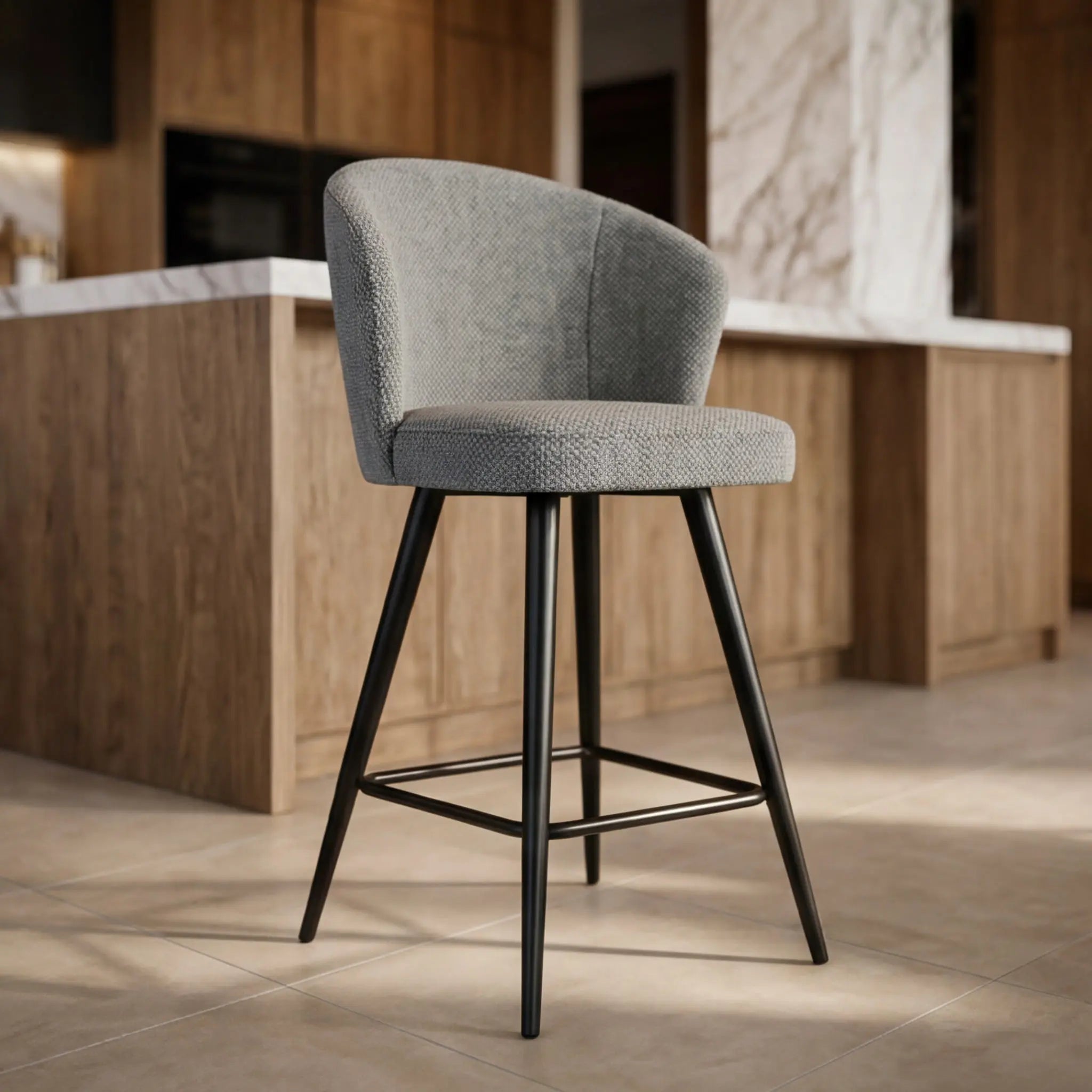 Silla de Bar LANGFORD Aqua | kubu #
