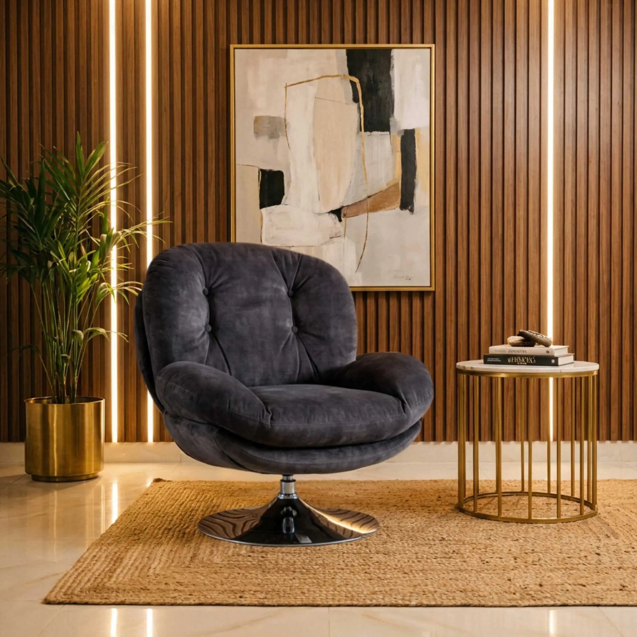 Sillón Hampton Antracita | Diseño y Confort Premium