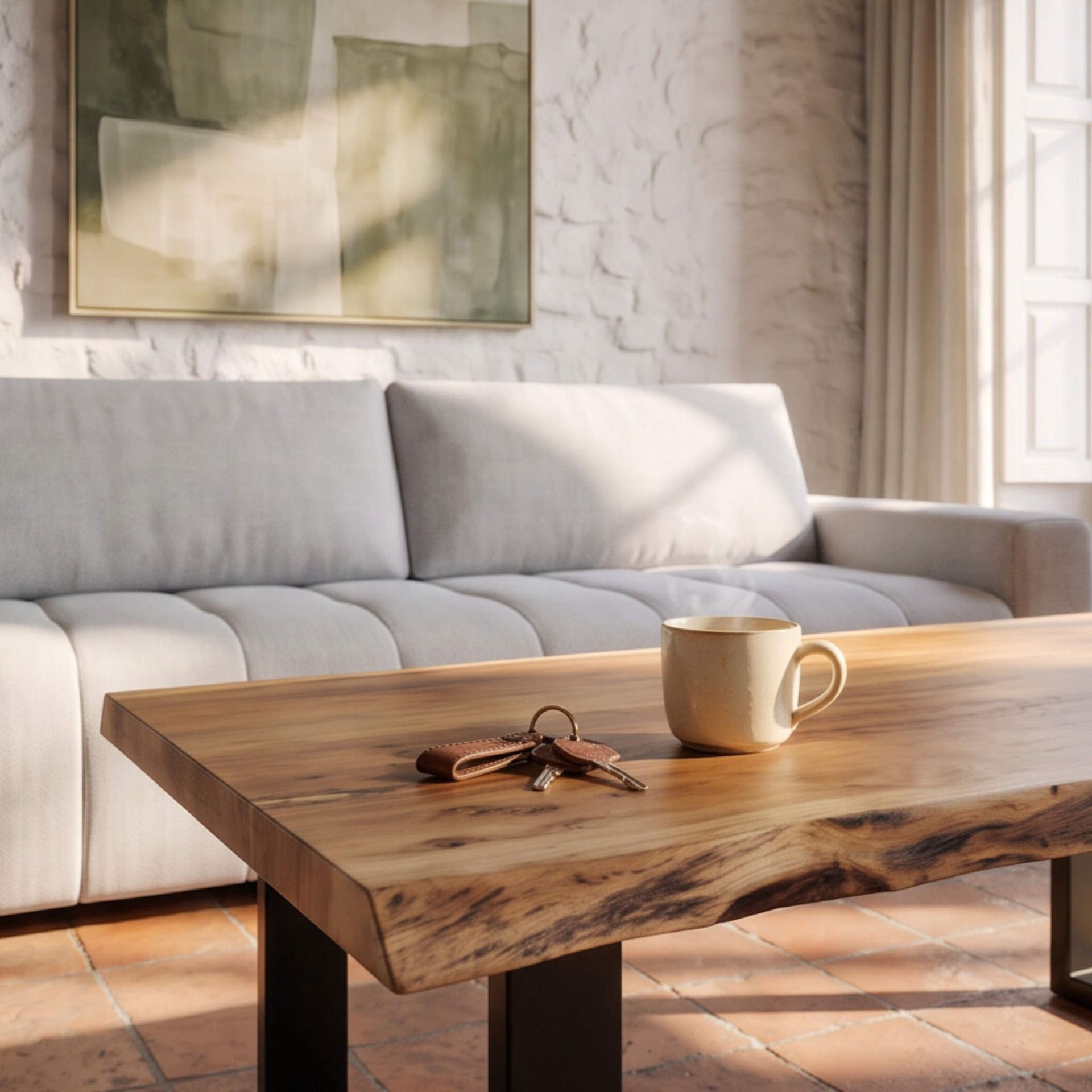 Mesa de centro Janeiro 120x65x45cm | Madera de Acacia