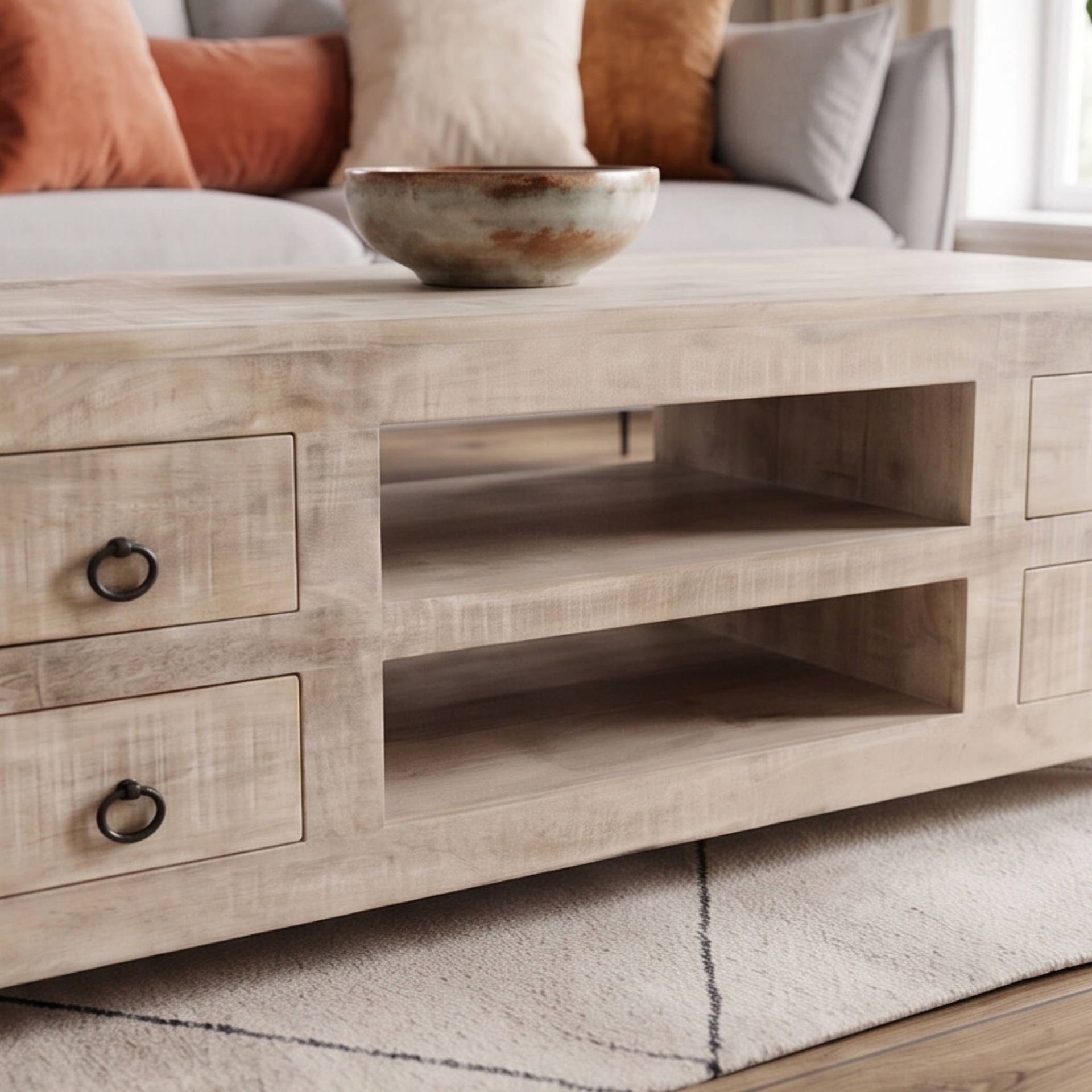 Mesa de centro Goa 125x65x45cm | Madera de Mango