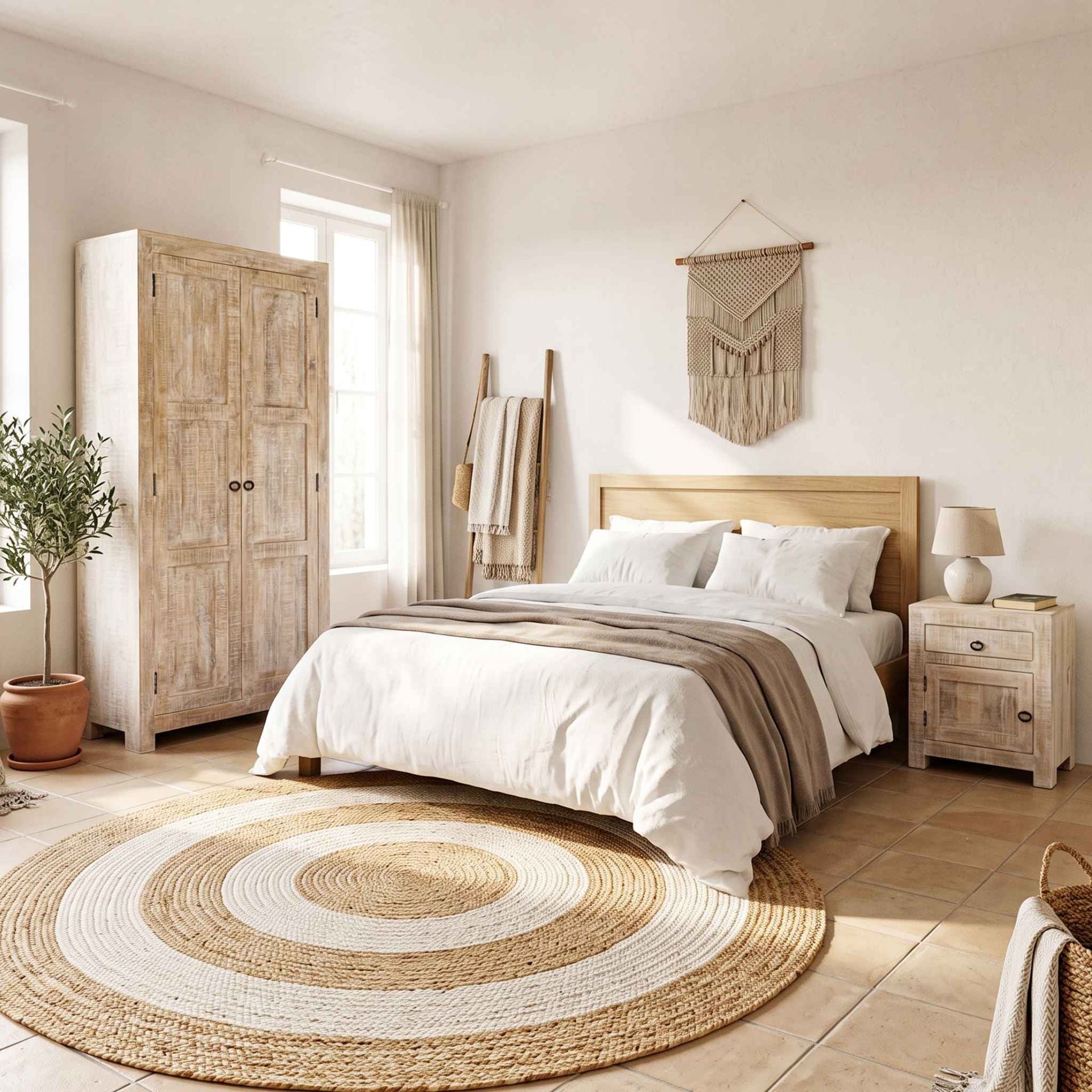 Armario Goa 90x40x180cm | Madera de Mango