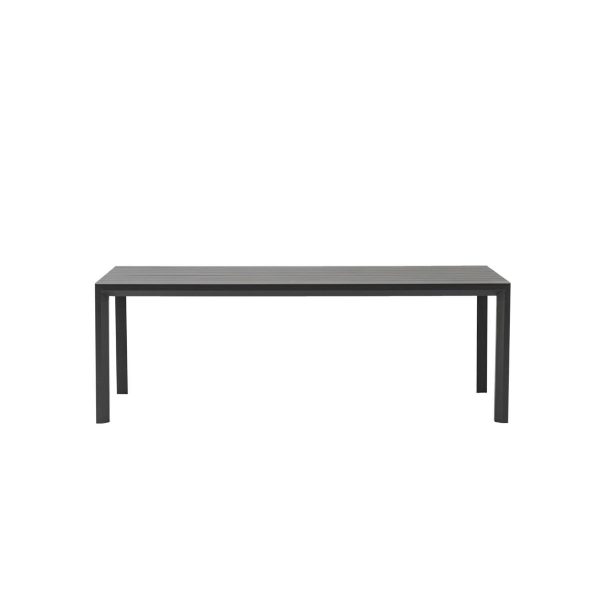 Mesa fija Byron 220 cm aluminio antracita