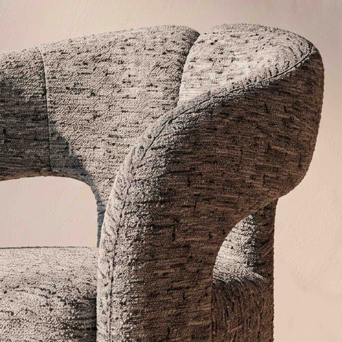 Silla de comedor Kolding Gris | Tapizado y Apilable