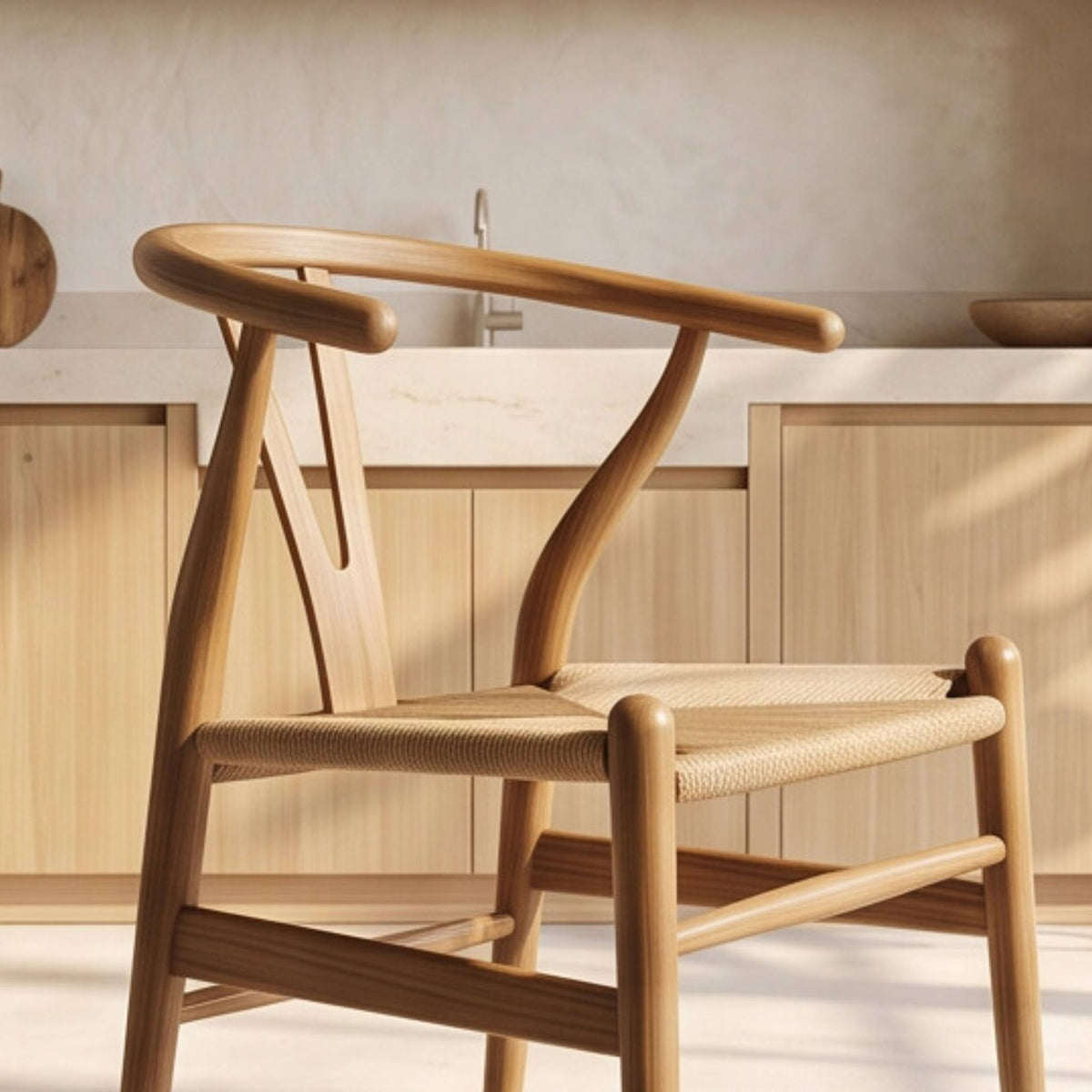 Silla de comedor con brazos Oslo Oak | Madera de Abedul