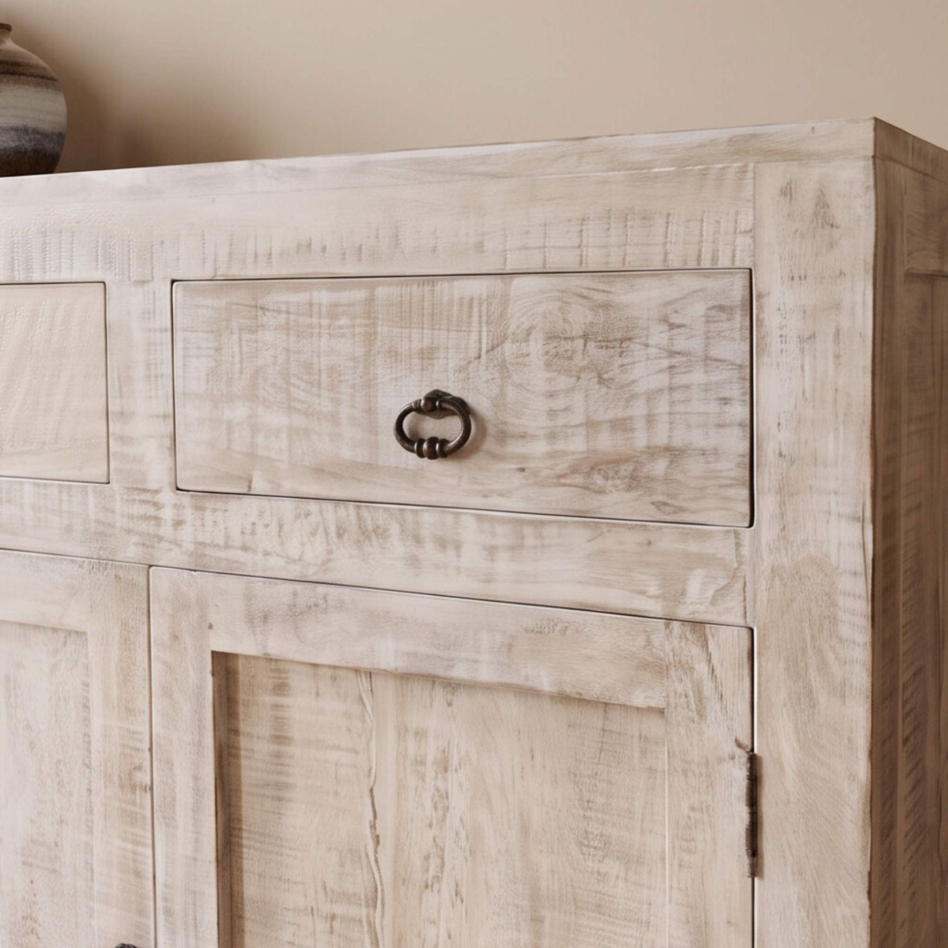Aparador Goa 4 puertas - 4 cajones 175x40x90cm | Madera de Mango