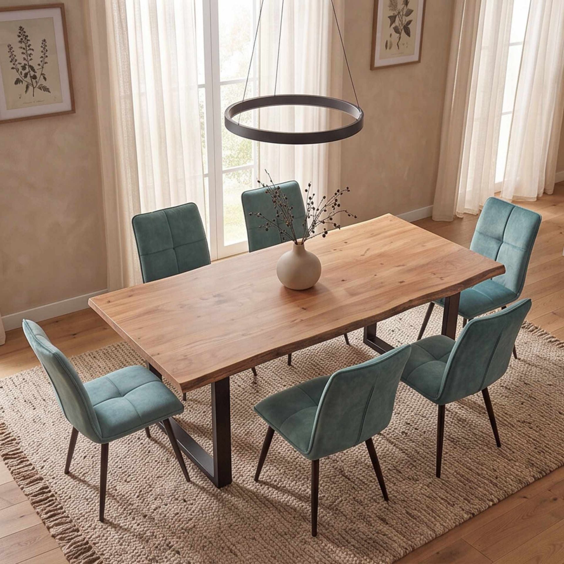 Mesa de comedor Janeiro 140x80x78cm | Madera de Acacia