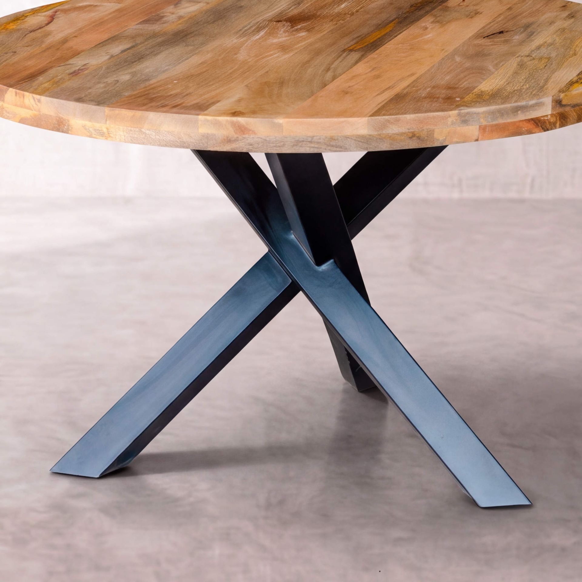 Mesa de Comedor Redonda Korba  Ø120cm | Madera de Mango