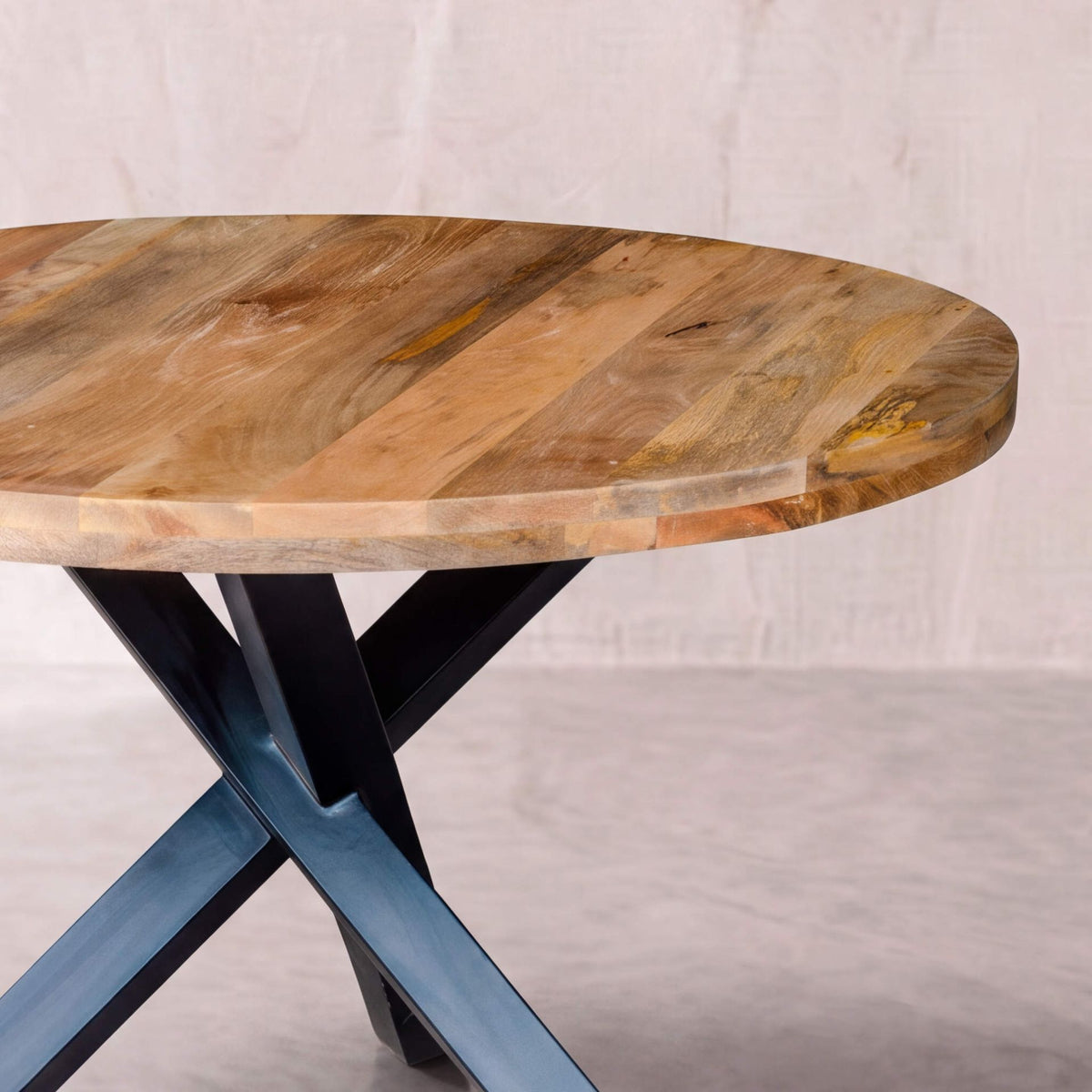 Mesa de Comedor Redonda Korba  Ø120cm | Madera de Mango