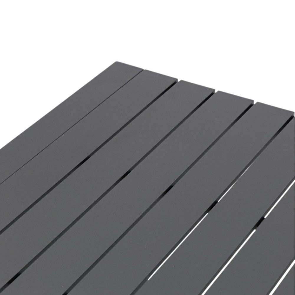 Mesa fija Byron 160 cm aluminio antracita