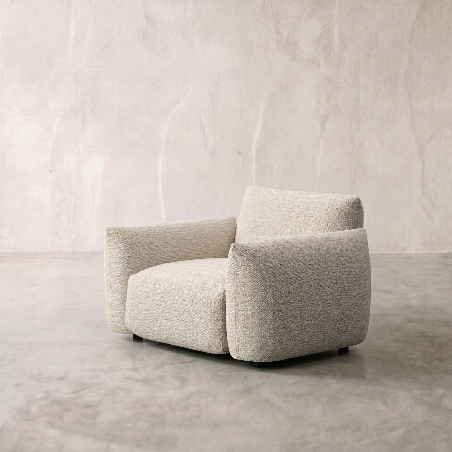 Sofá 1 plaza Riverside beige | kubu #