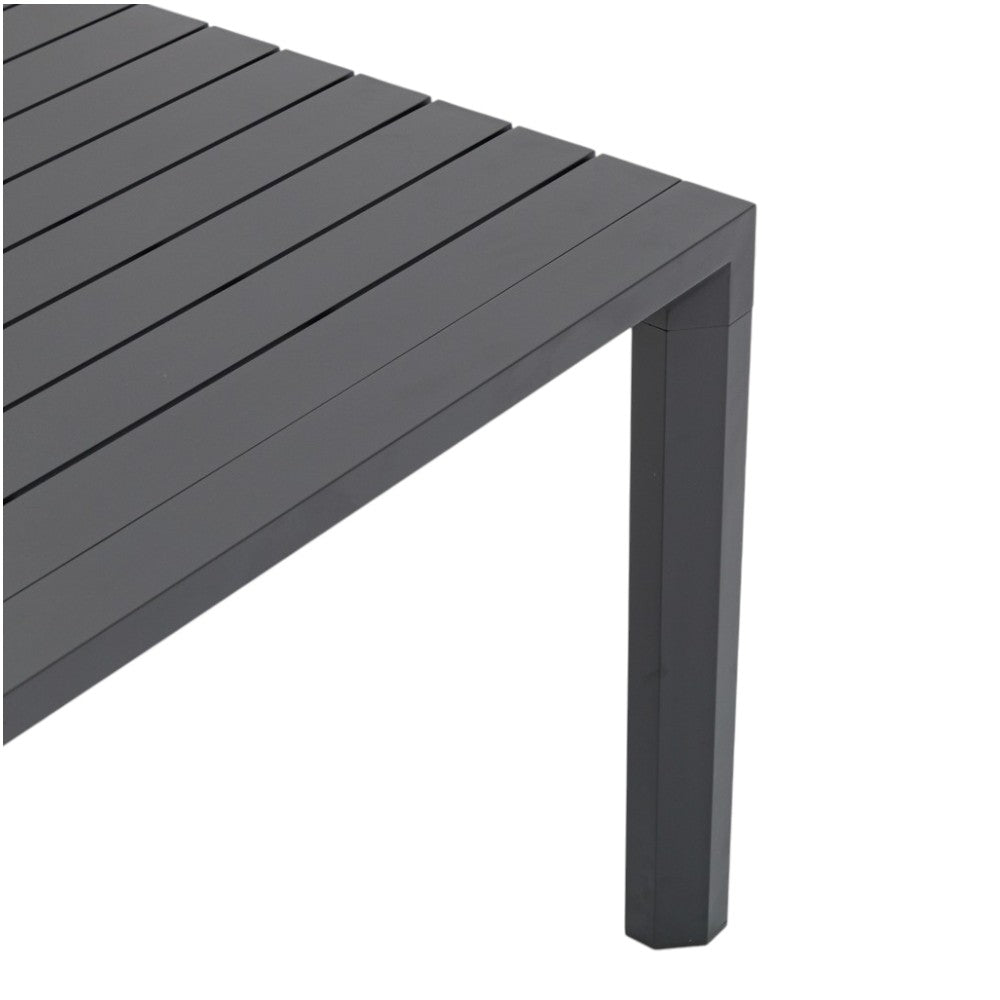 Mesa fija Byron 160 cm aluminio antracita