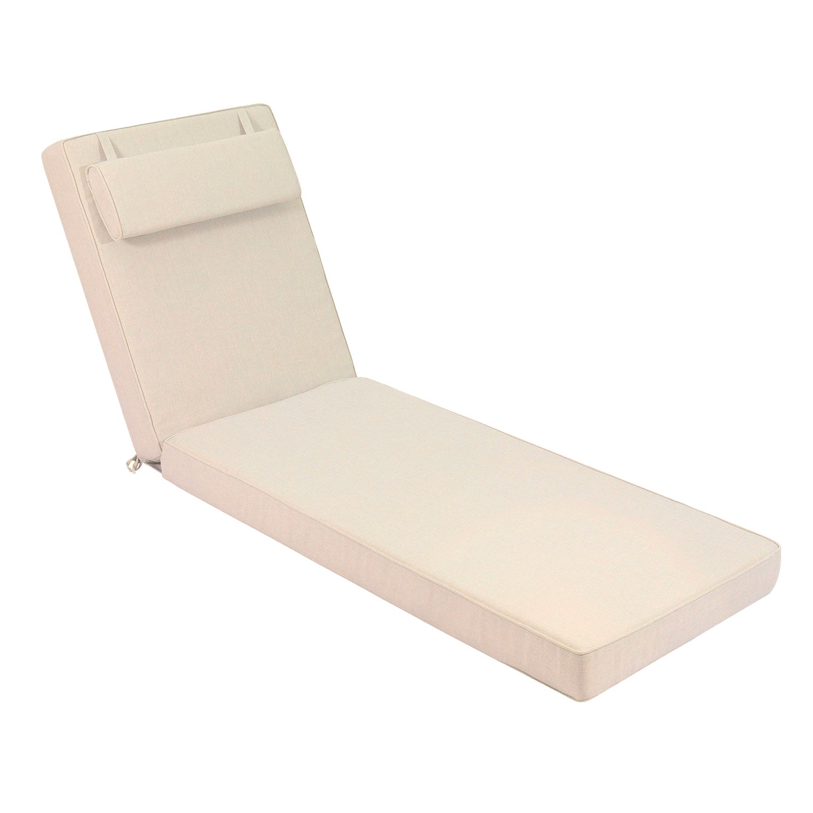 Cojín para tumbona  Roxas 59x199x10 cm color  beige | Kubu #