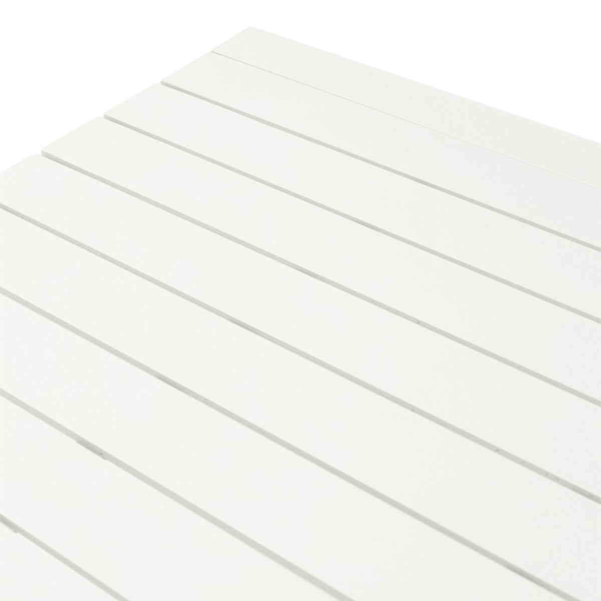 Mesa fija Byron 160 cm aluminio blanco