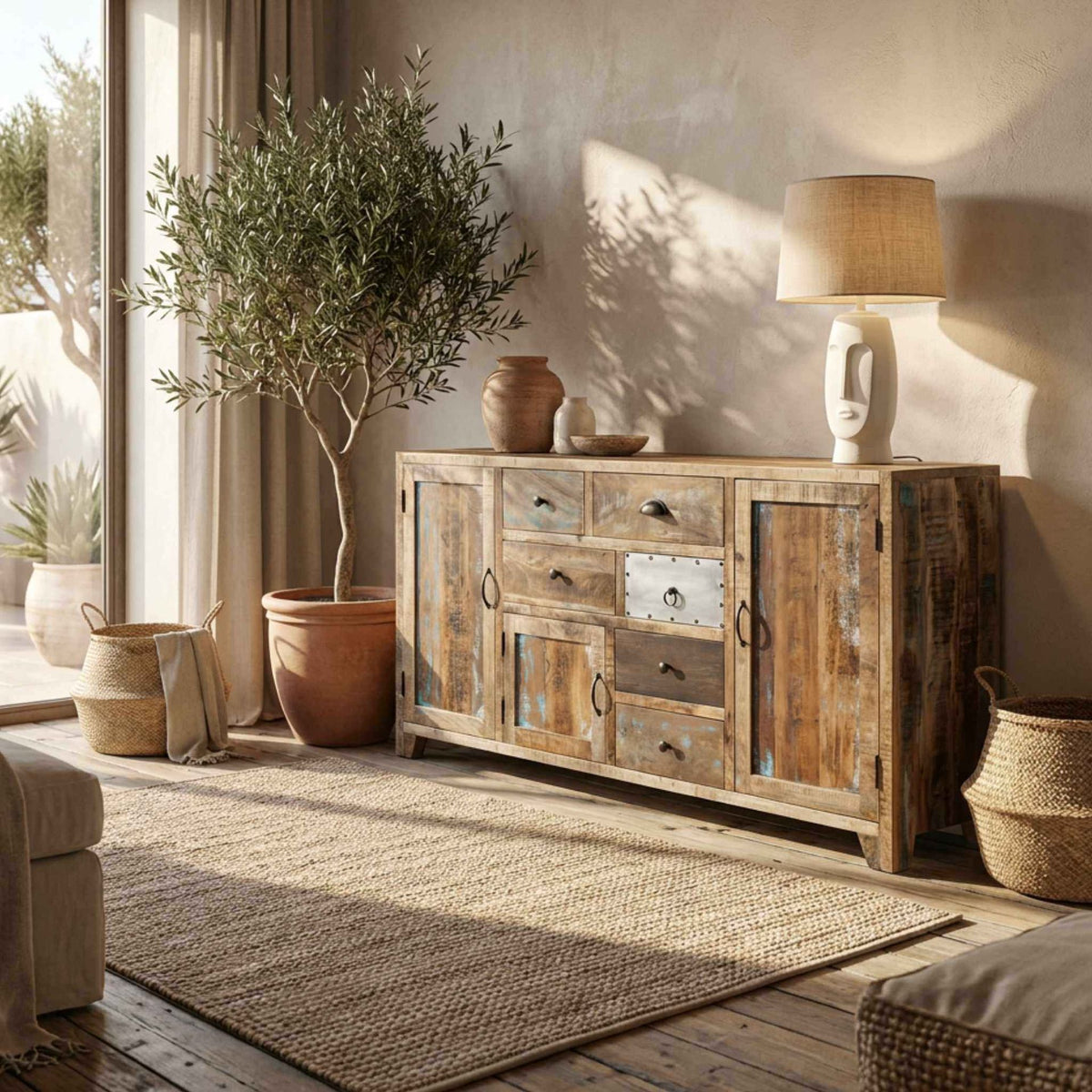 Aparador Korba 175x40x85cm | Madera de Mango | KUBU #