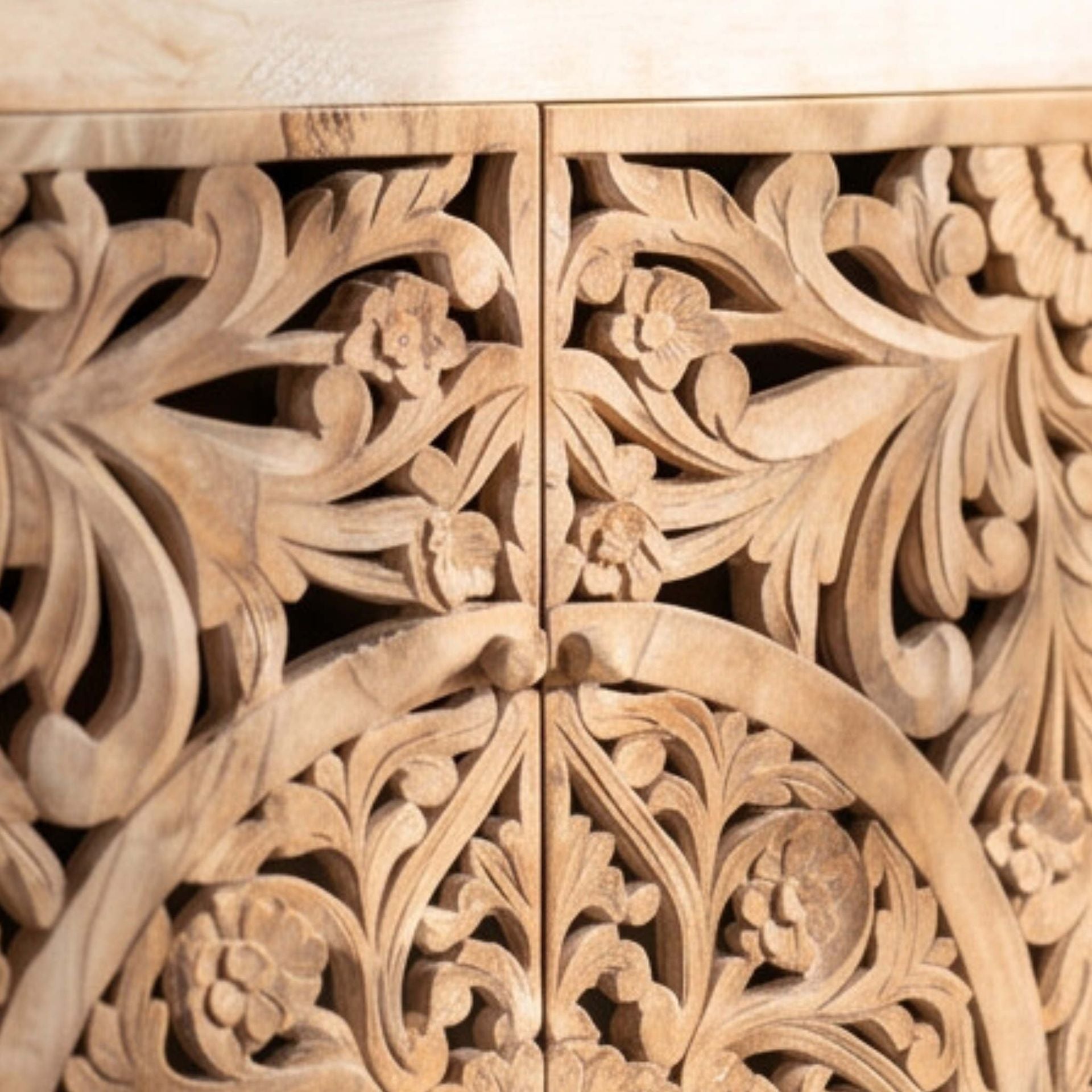 Armario 2 puertas Borneo 80x40x125cm | Madera de Mango | KUBU #