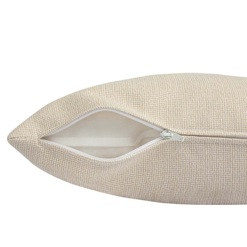 Cojín decorativo 45x45x12 cm beige | Kubu #