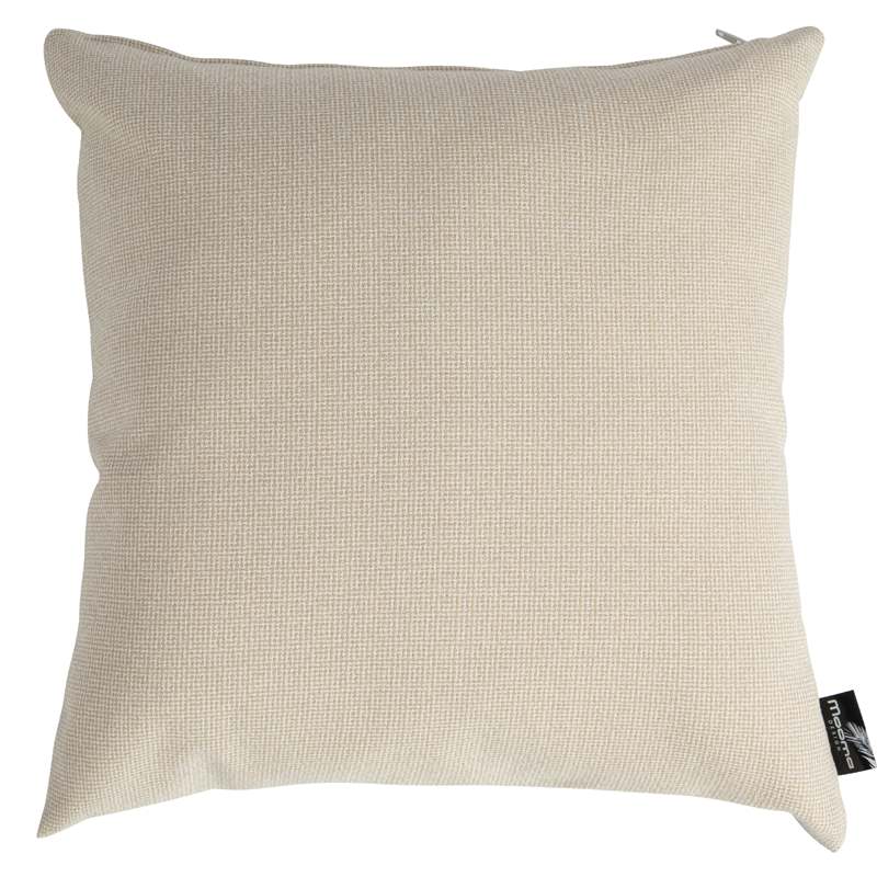 Cojín decorativo 45x45x12 cm beige | Kubu #