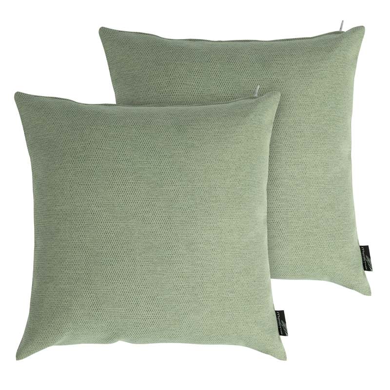 Cojín decorativo 45x45x12 cm verde claro | Kubu #