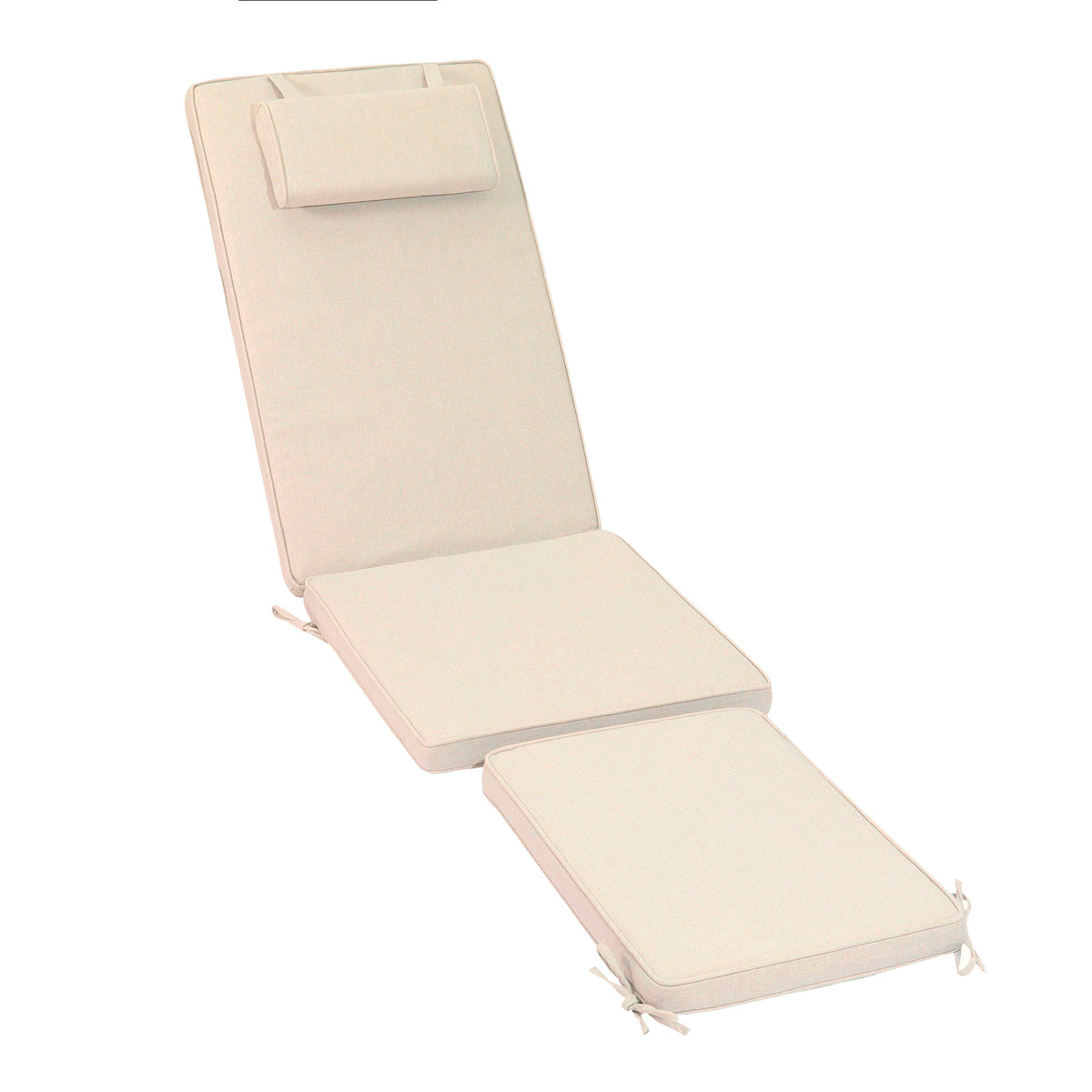 Cojín para tumbona Danao 50x190x5 cm color beige | KUBU #