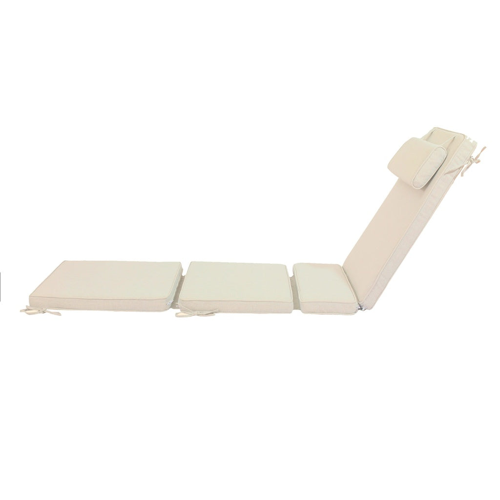 Cojín para tumbona Mati 50x192x5 cm color beige | Kubu #