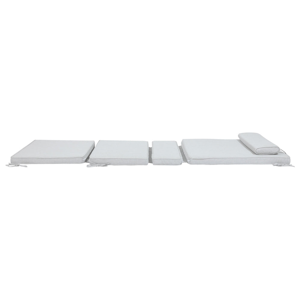 Cojín para tumbona Mati 50x192x5 cm color gris claro | Kubu #